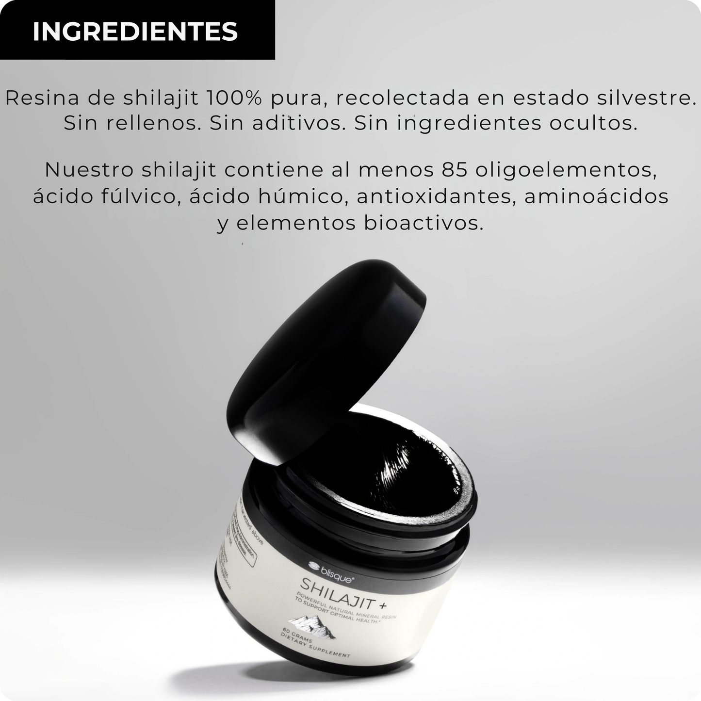 Shilajit Puro de Alta Montaña