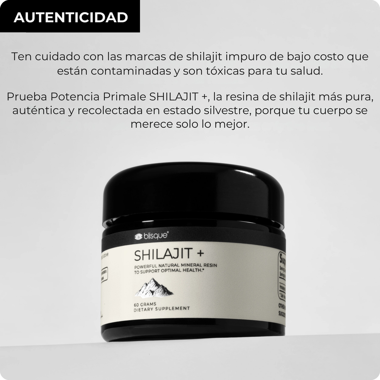 Shilajit Puro de Alta Montaña