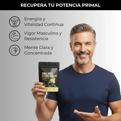 Gomitas de Shilajit para Vigor y Energía Masculina